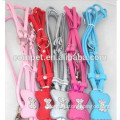 Hot selling fashionable harness with leashes .with bone rivet .